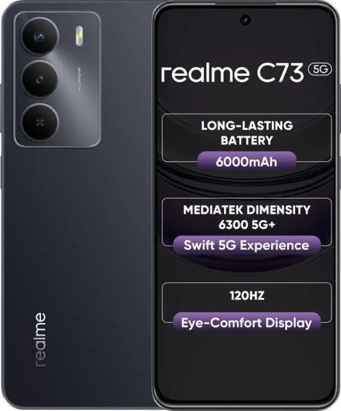 Image of realme C73 5G (Onyx Black, 64 GB) (4 GB RAM)