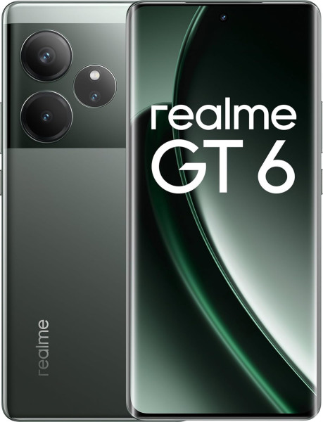 Image of realme GT 6 5G Smartphone 12+256 Razor Green