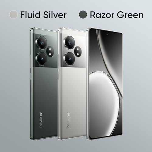 realme GT 6T 5G Fluid Silver8GB RAM256GB Storage Indias 1st 7 Gen 3 Flagship Chipset 15M AnTuTu Score 5500mAh120W The Worlds Brightest Flagship Display
