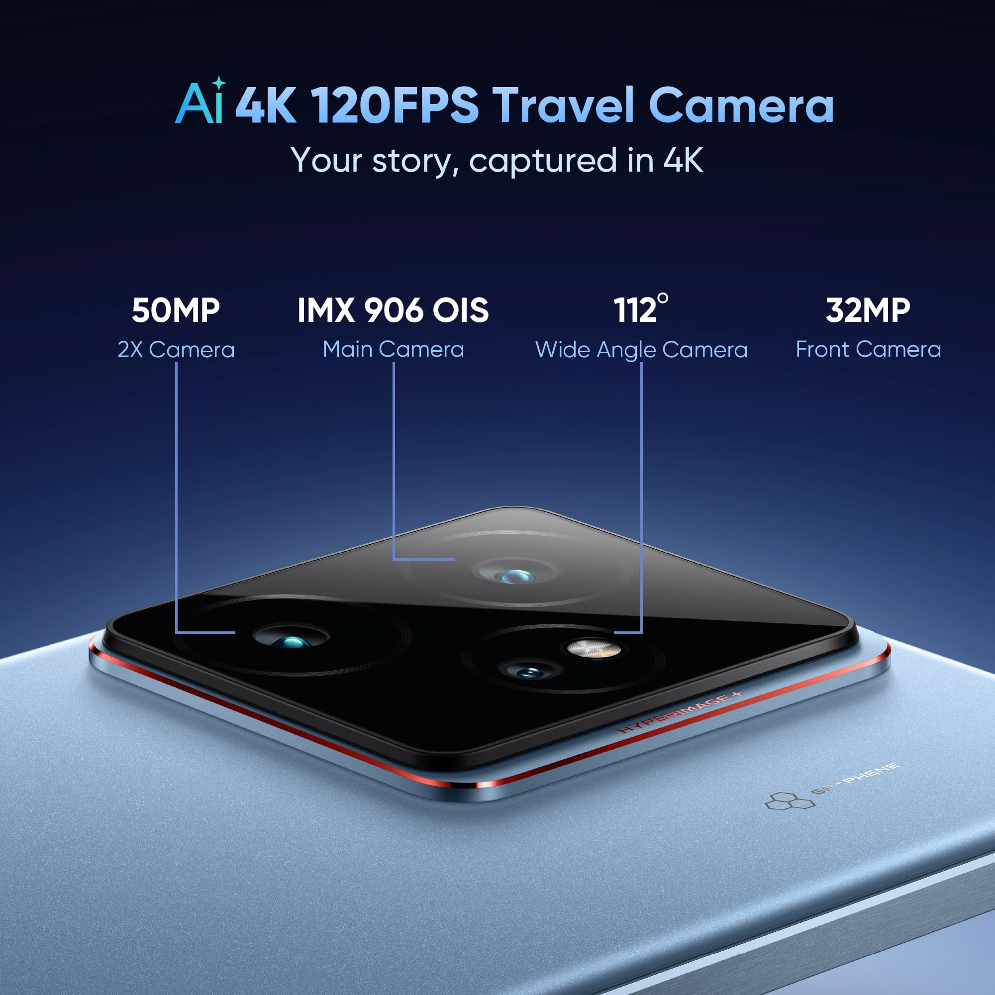 realme GT 7 IceSense Blue8GB256GB Indias 1st MediaTek Dimensity 9400e Chipset Strongest Battery Combo 7000mAh 120W AI 4K 120FPS Travel Camera 360 Cooling IceSense Design with Graphene