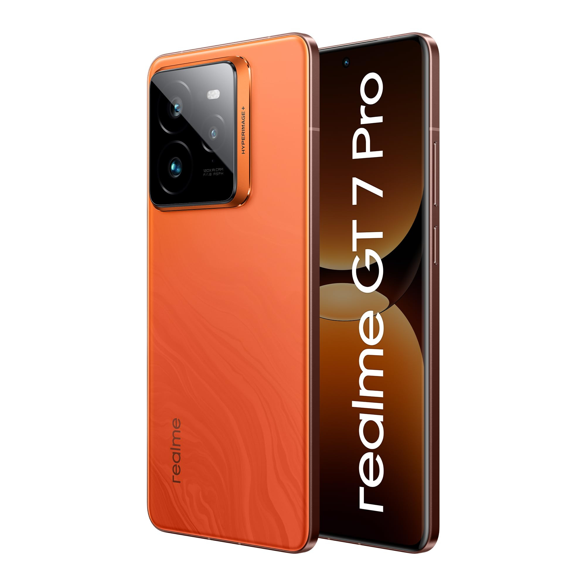 realme GT 7 Pro Mars Orange12GB256GB Indias First Snapdragon 8 Elite Processor 3X Periscope Flagship Camera RealWorld Eco OLED Plus Display