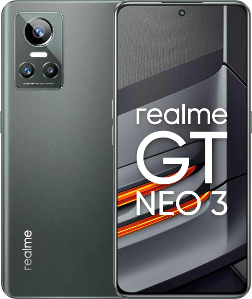 Image of realme GT Neo 3 (150W) (Asphalt Black, 12GB RAM, 256GB Storage)