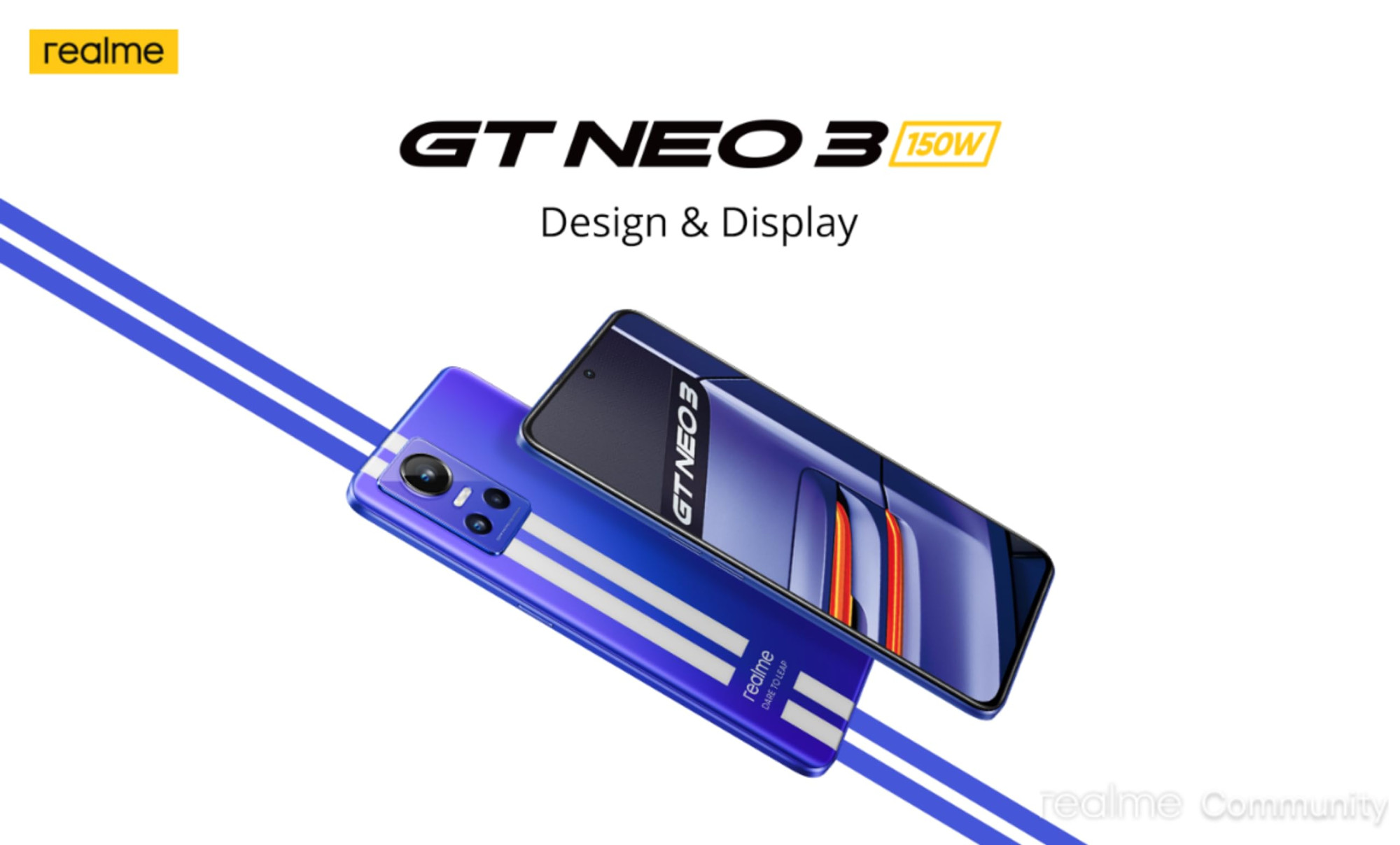 Realme GT Neo 3 150W Nitro Blue 12GB RAM 256GB Storage