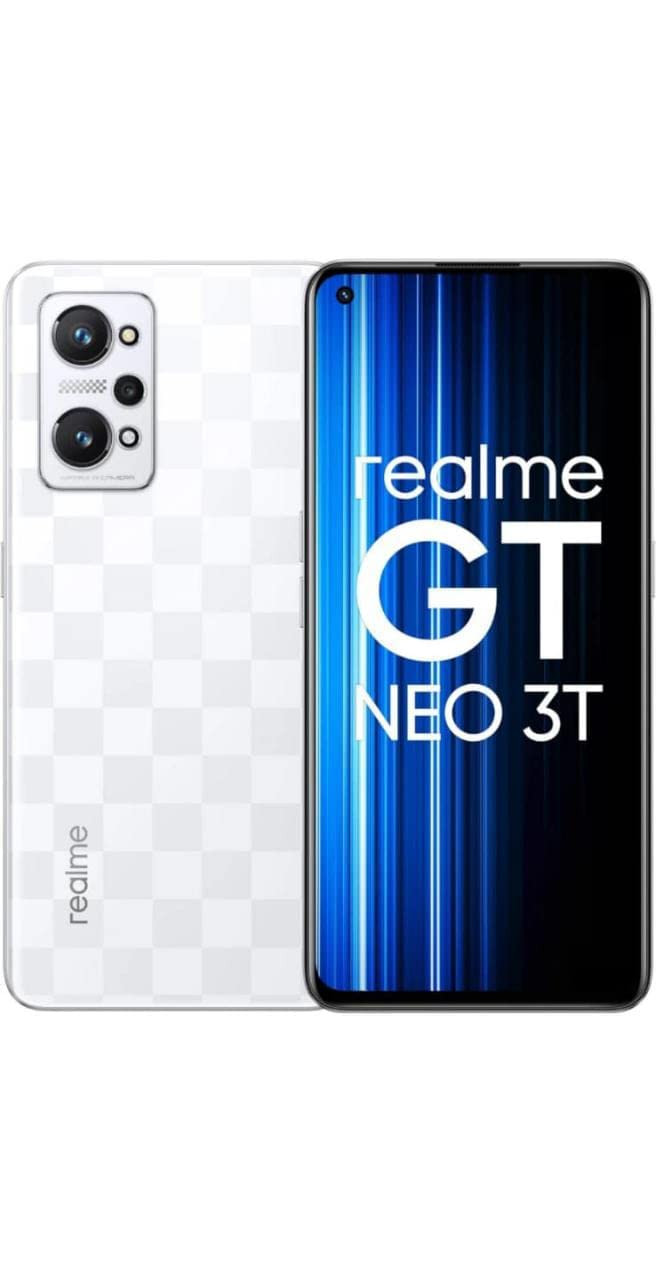 realme GT NEO 3T Drifting White 8GB256GB Qualcomm Snapdragon 870 64MP Camera