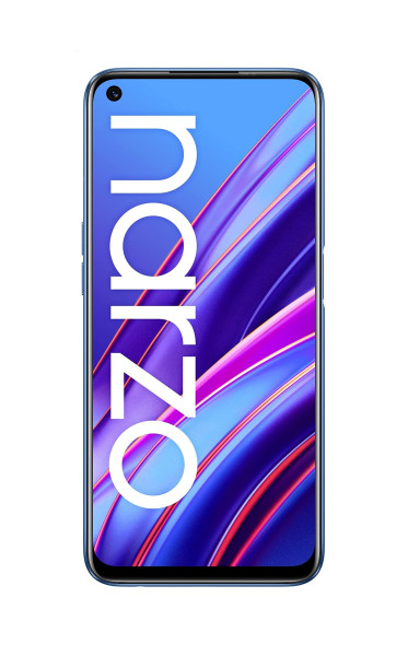 Image of realme narzo 30 (Racing Blue, 4GB RAM, 64GB Storage) - MediaTek Helio G95 processor I Full HD+ display with No Cost EMI/Additional Exchange Offers