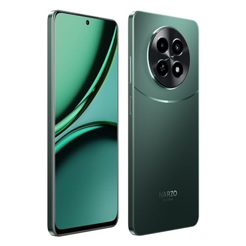 realme NARZO 70x 5G Forest Green4GB RAM 128GB Storage 120Hz Ultra Smooth Display Dimensity 6100 6nm 5G 50MP AI Camera45W Charger in The Box
