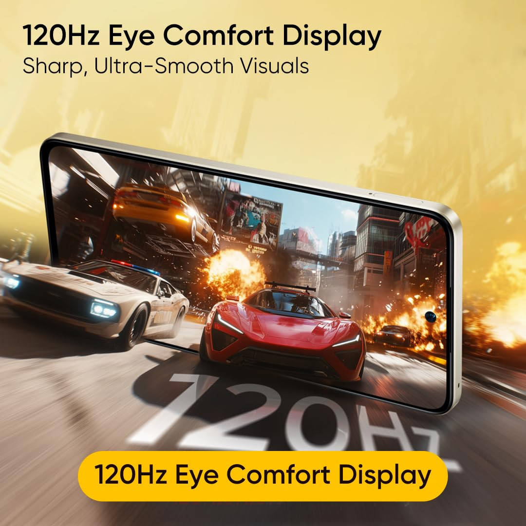 realme NARZO 80x 5G Deep Ocean6GB128GB Dimensity 6400 5G Chipset 6000mAh Long-Lasting Battery 45W Fast Charge 120Hz Eye Comfort Display IP69 Top-Tier Waterproof