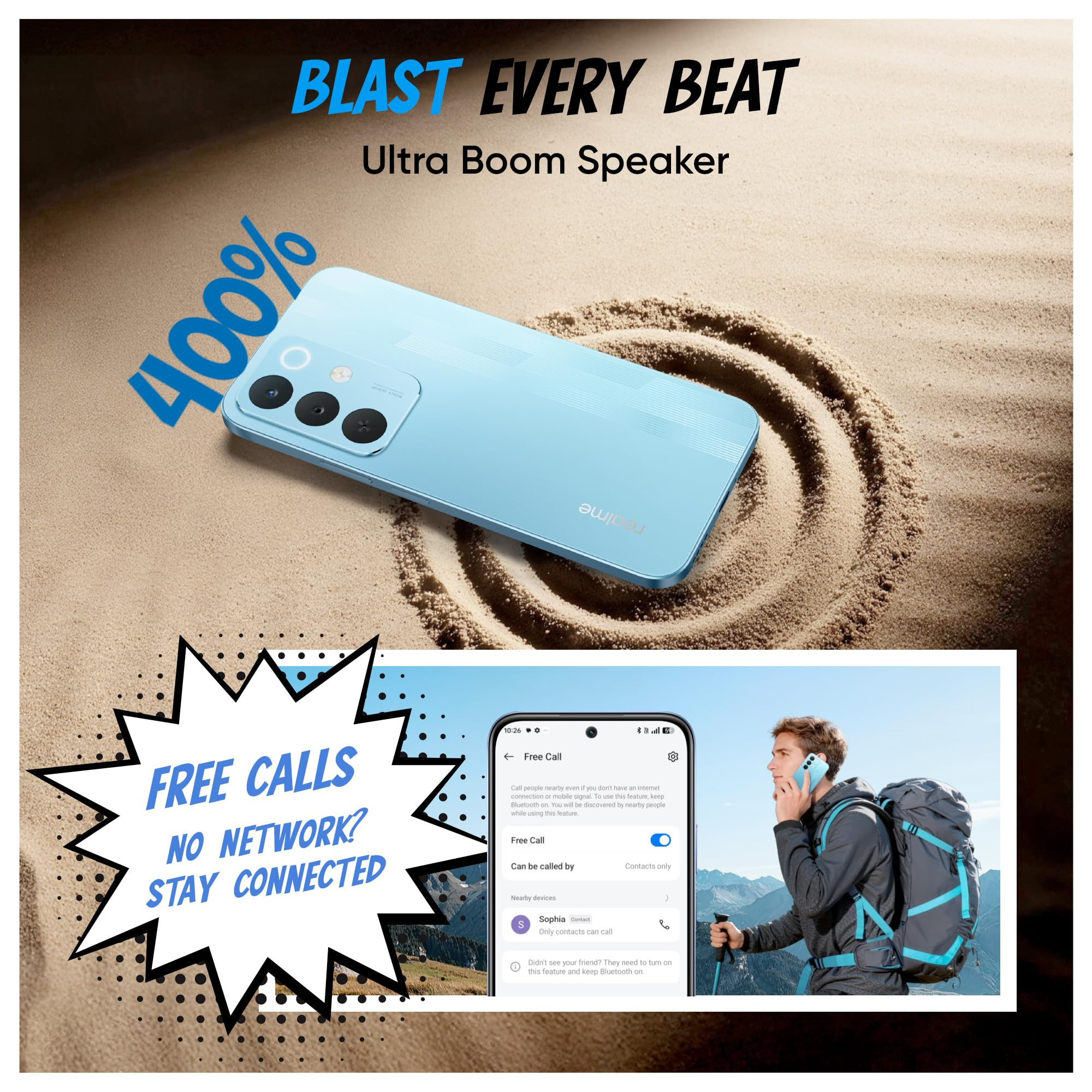 realme NARZO 90x 5G Flash Blue 2026 6GB128GB  7000mAh  60W Biggest Battery  Fastest Charging in the Segment  144Hz Bright Display  Sony 50MP AI Rear Camera  400 Ultra Boom Speaker