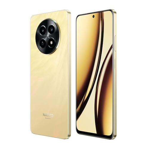realme NARZO N65 5G Amber Gold 6GB RAM 128GB Storage Indias 1st D6300 5G Chipset Ultra Slim Design 120Hz Eye Comfort Display 50MP AI Camera Charger in The Box
