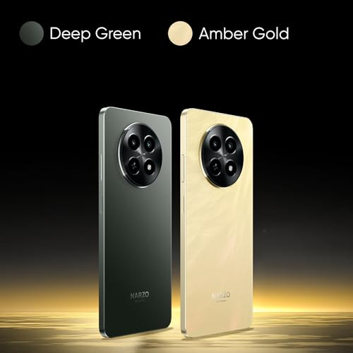 realme NARZO N65 5G Amber Gold 6GB RAM 128GB Storage Indias 1st D6300 5G Chipset Ultra Slim Design 120Hz Eye Comfort Display 50MP AI Camera Charger in The Box