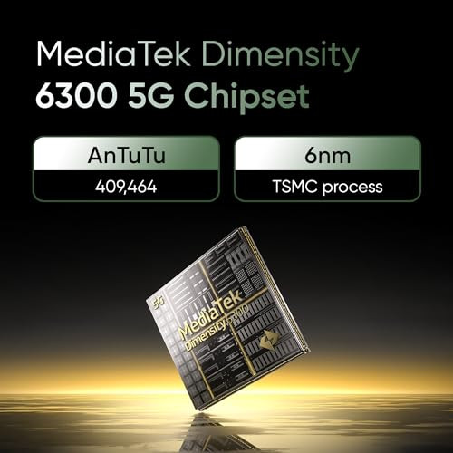 realme NARZO N65 5G Deep Green 6GB RAM 128GB Storage Indias 1st D6300 5G Chipset Ultra Slim Design 120Hz Eye Comfort Display 50MP AI Camera Charger in The Box