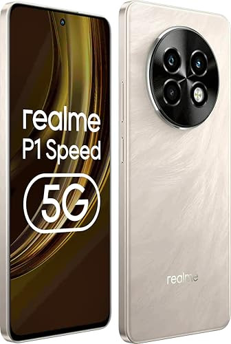 realme P1 Speed 5G Textured Titanium 8GB RAM 128GB Storage 16GB DRAM Expandable Upto 2 TB 667 Full HD Display 50MP 2MP 16MP Front Camera Dimensity 7300 Energy Processor