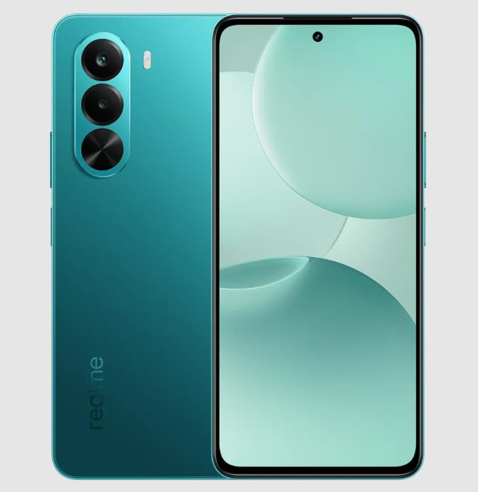 Image of realme P4x 5G Smartphone, Lake Green, 6GB RAM, 128GB Storage