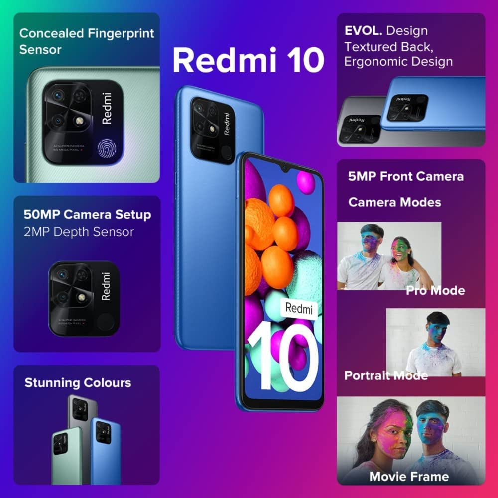 Redmi 10 Pacific Blue 4GB RAM 64GB Storage