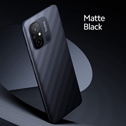 Redmi 12C Matte Black 4GB RAM 64GB Storage High Performance Mediatek Helio G85 Big 17cm671 HD Display with 5000mAhtyp Battery