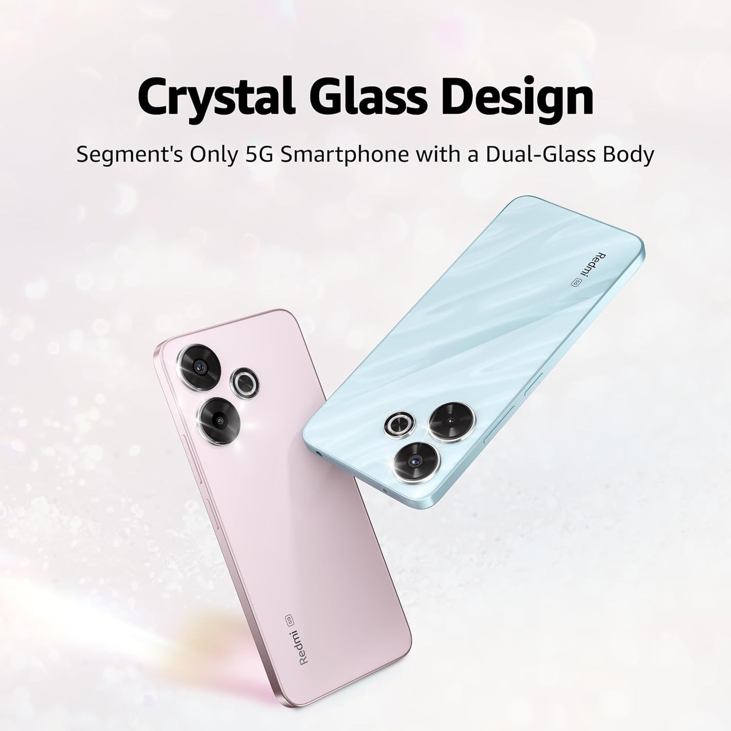 Redmi 13 5G Orchid Pink 8GB128GB India Debut SD 4 Gen 2 AE 108MP Pro Grade Camera 679in Largest Display in Segment