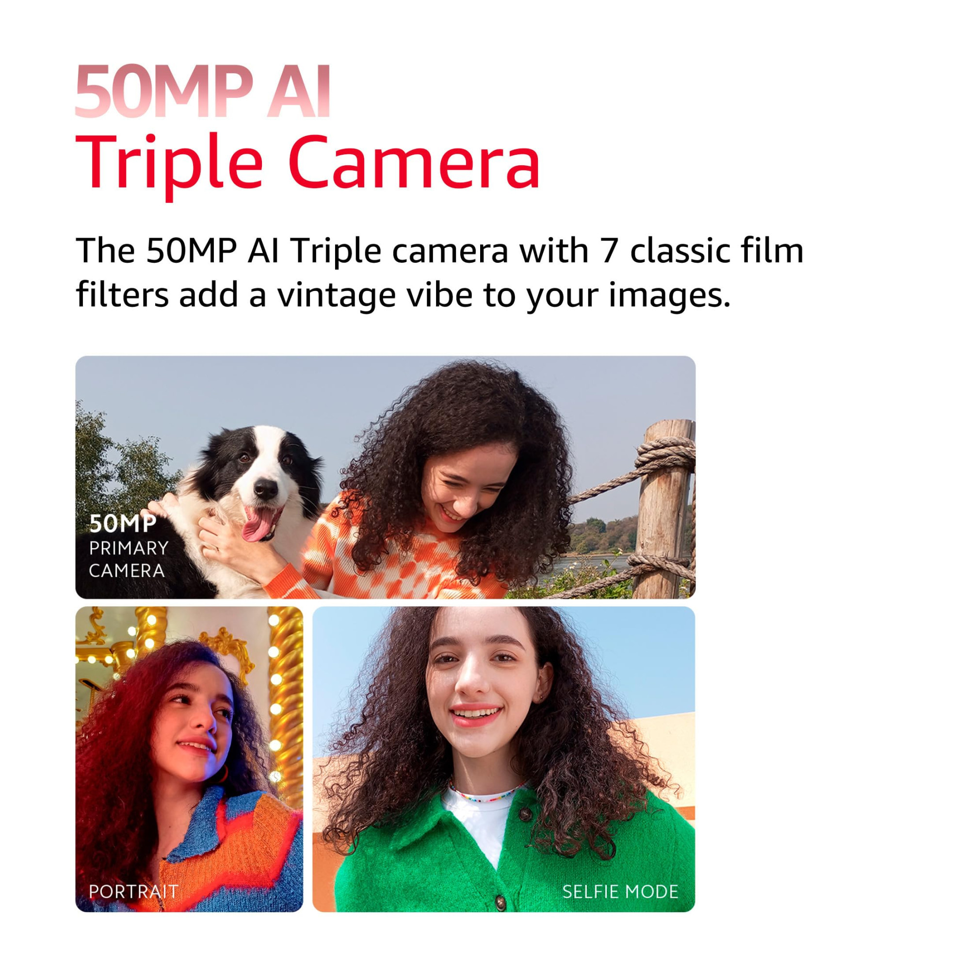 Redmi 13C Starfrost White 6GB RAM 128GB Storage Powered by 4G MediaTek Helio G85 90Hz Display 50MP AI Triple Camera