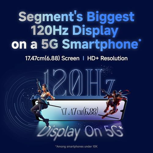 Redmi 14C 5G Starlight Blue 6GB RAM 128GB Storage Superfast 4nm Snapdragon 4 Gen 2 120Hz 1747cm 688 Display 5160mAh Battery 50MP Dual Camera Premium Starlight Design