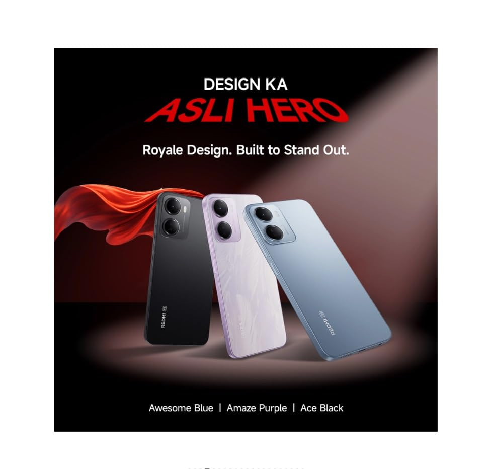 REDMI 15A 5G Amaze Purple 6GB RAM 128GB ROM