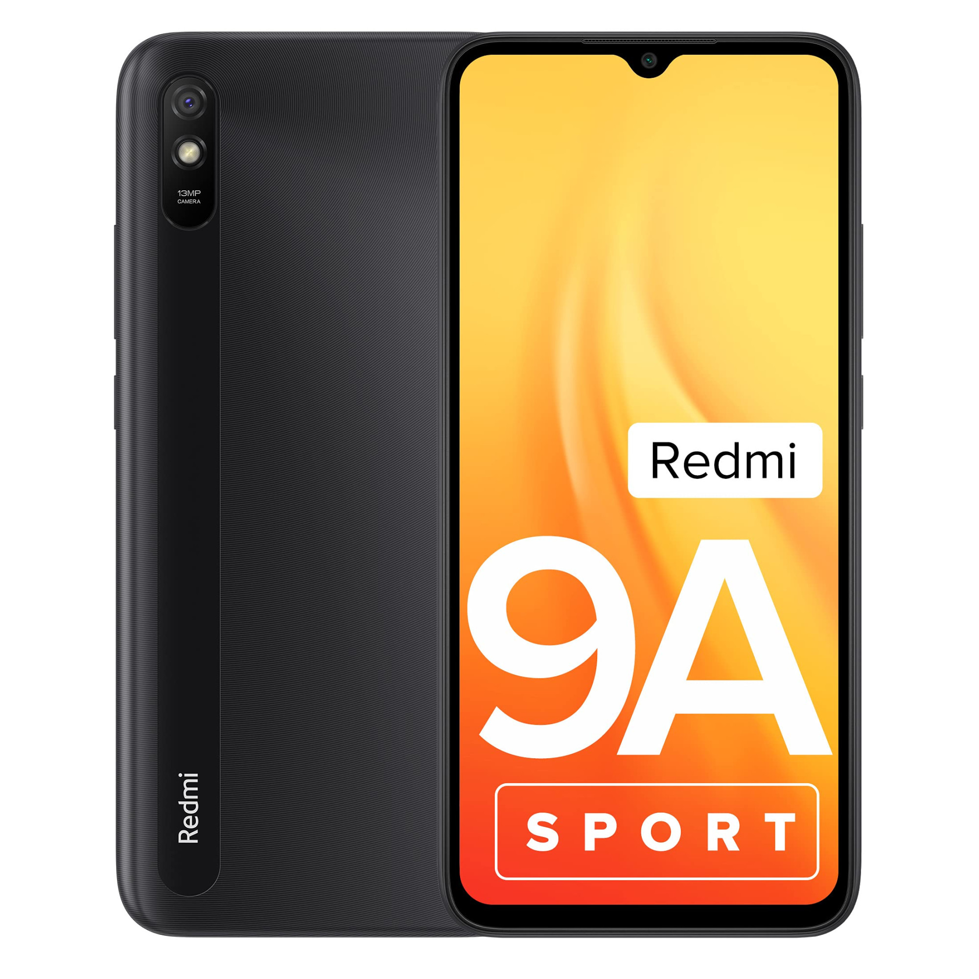 Redmi 9A Sport Carbon Black 3GB RAM 32GB Storage  2GHz Octa-core Helio G25 Processor  5000 mAh Battery