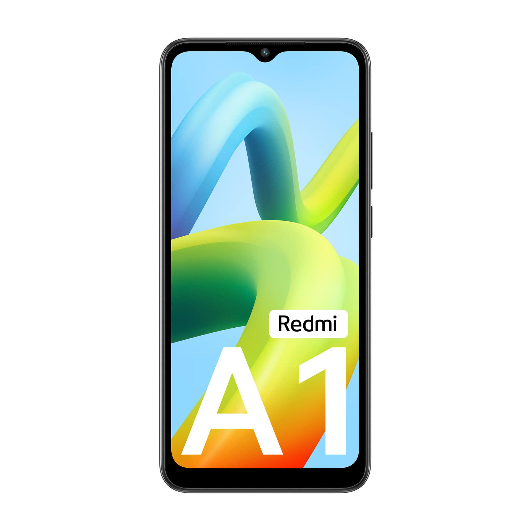 Redmi A1 Black 2GB RAM 32GB Storage Segment Best AI Dual Cam 5000mAh Battery Leather Texture Design Android 12
