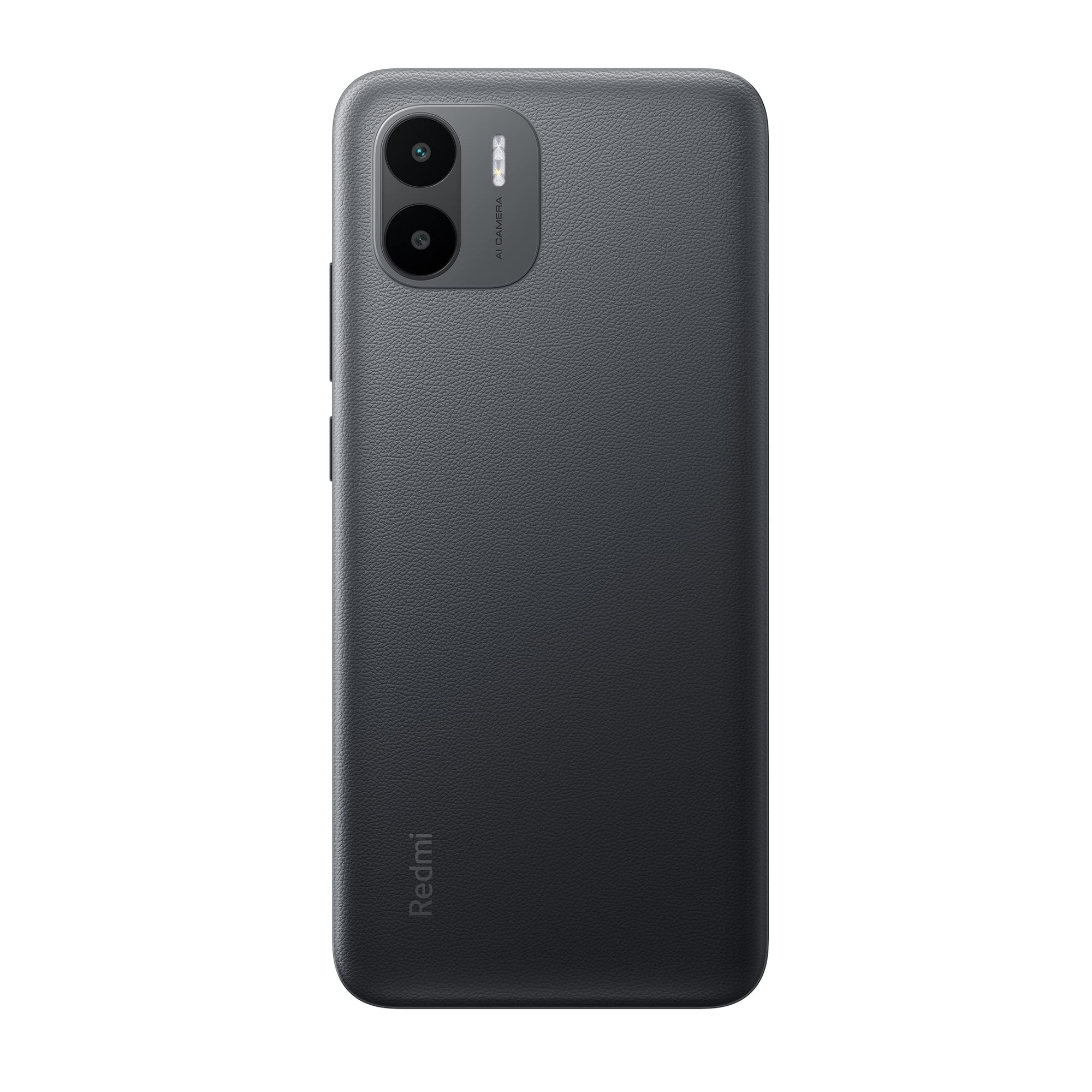 Redmi A1 Black 2GB RAM 32GB Storage Segment Best AI Dual Cam 5000mAh Battery Leather Texture Design Android 12