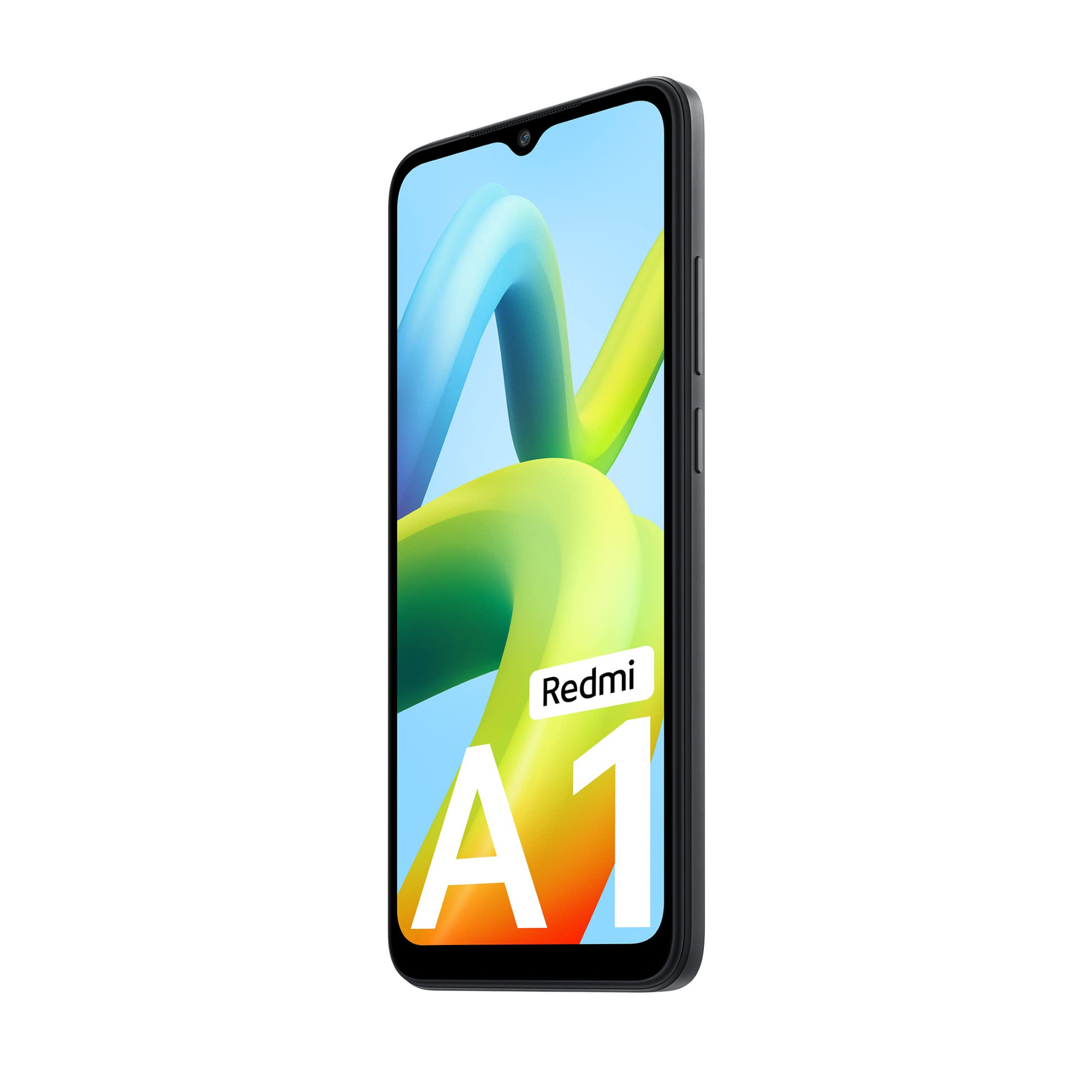 Redmi A1 Black 2GB RAM 32GB Storage Segment Best AI Dual Cam 5000mAh Battery Leather Texture Design Android 12