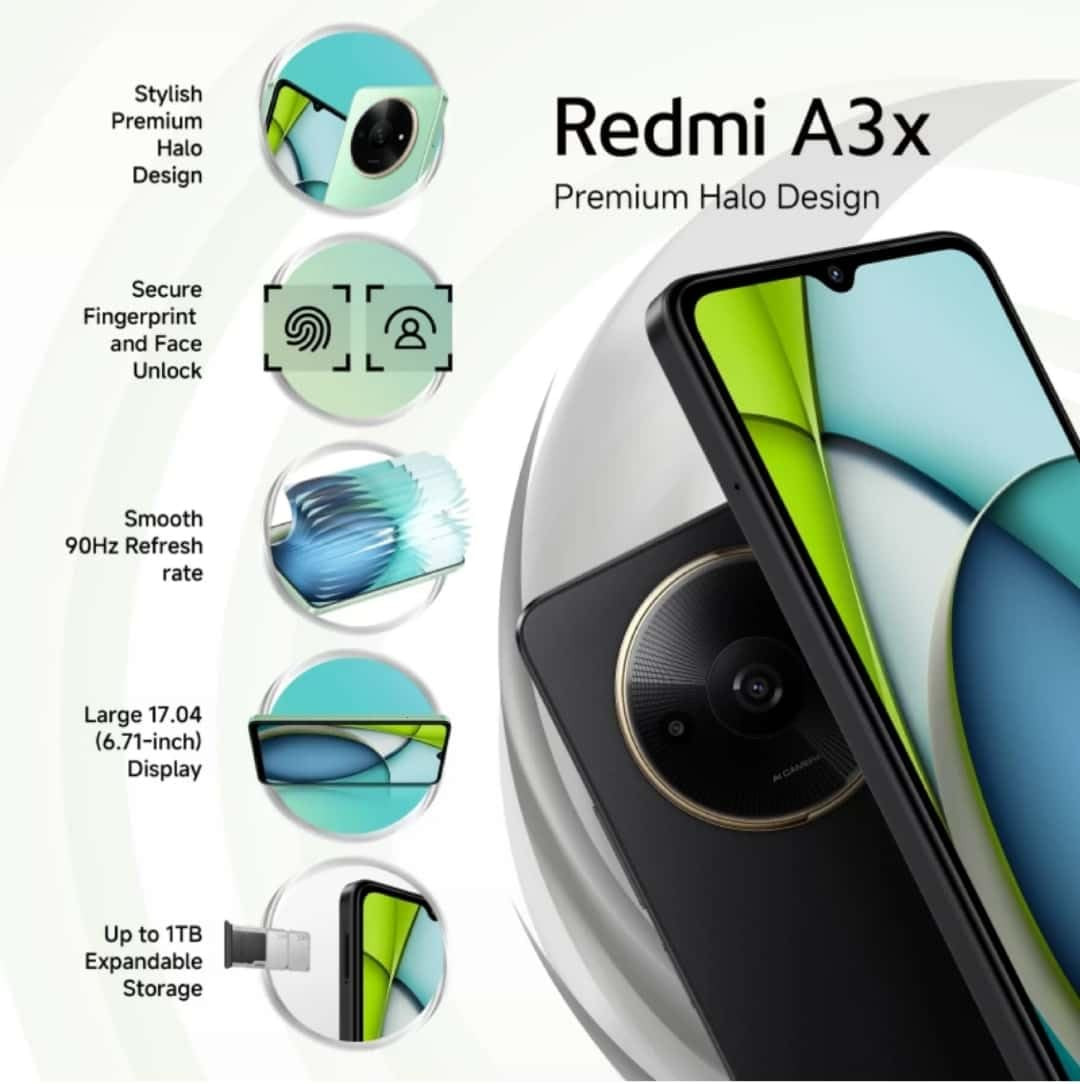 Redmi A3X Midnight Black 64 GB 4 GB RAM