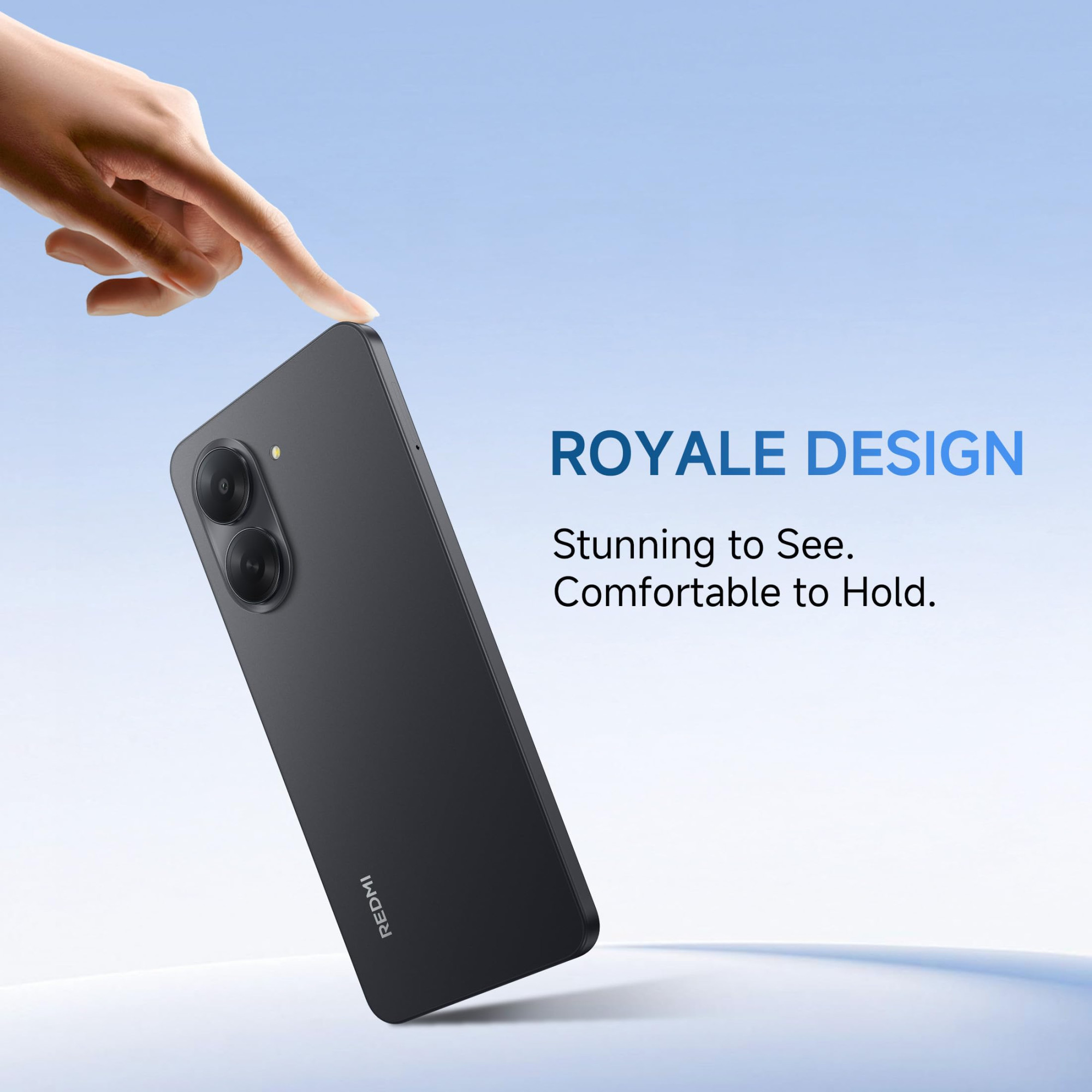 REDMI A7 4G Sky Blue 3 GB RAM 64GB Storage Large 1748cm 688 Smooth 120Hz Display 5200mAh 2-Day Battery Royale Design Charger in the Box
