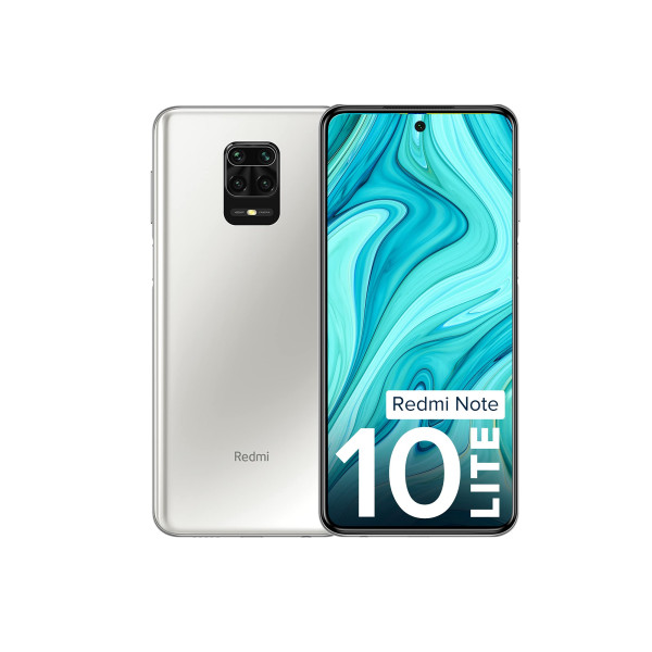 Image of Redmi Note 10 Lite Glacier White 6GB RAM 128GB ROM