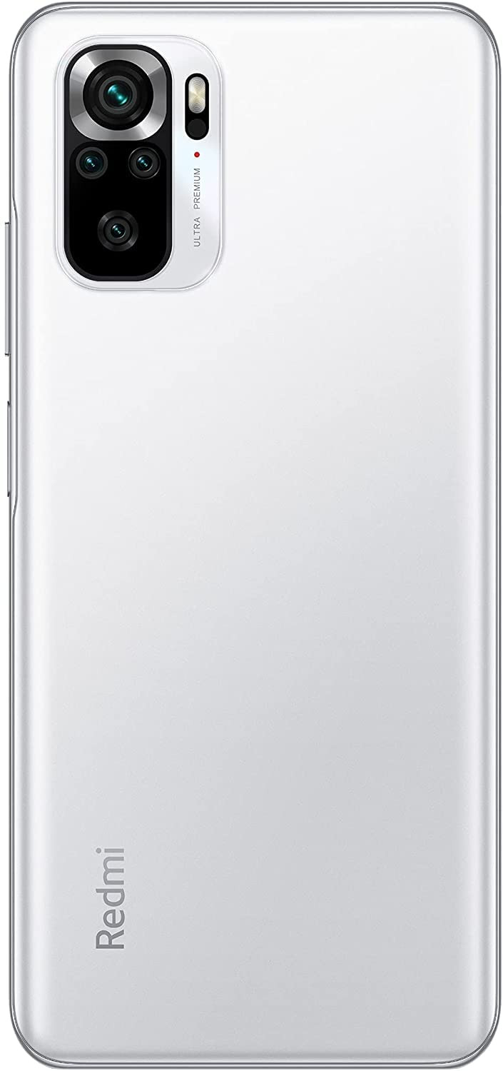 Redmi Note 10S Frost White 6GB RAM 128GB Storage - Super Amoled Display  64 MP Quad Camera  33W Charger Included