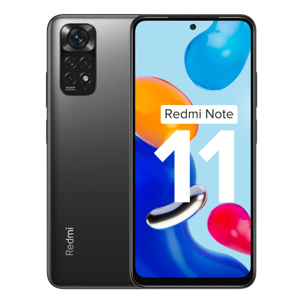 Image of Redmi Note 11 (Space Black, 6GB RAM, 128GB Storage)|90Hz FHD+ AMOLED Display | Qualcomm® Snapdragonâ„¢ 680-6nm | 33W Charger Included
