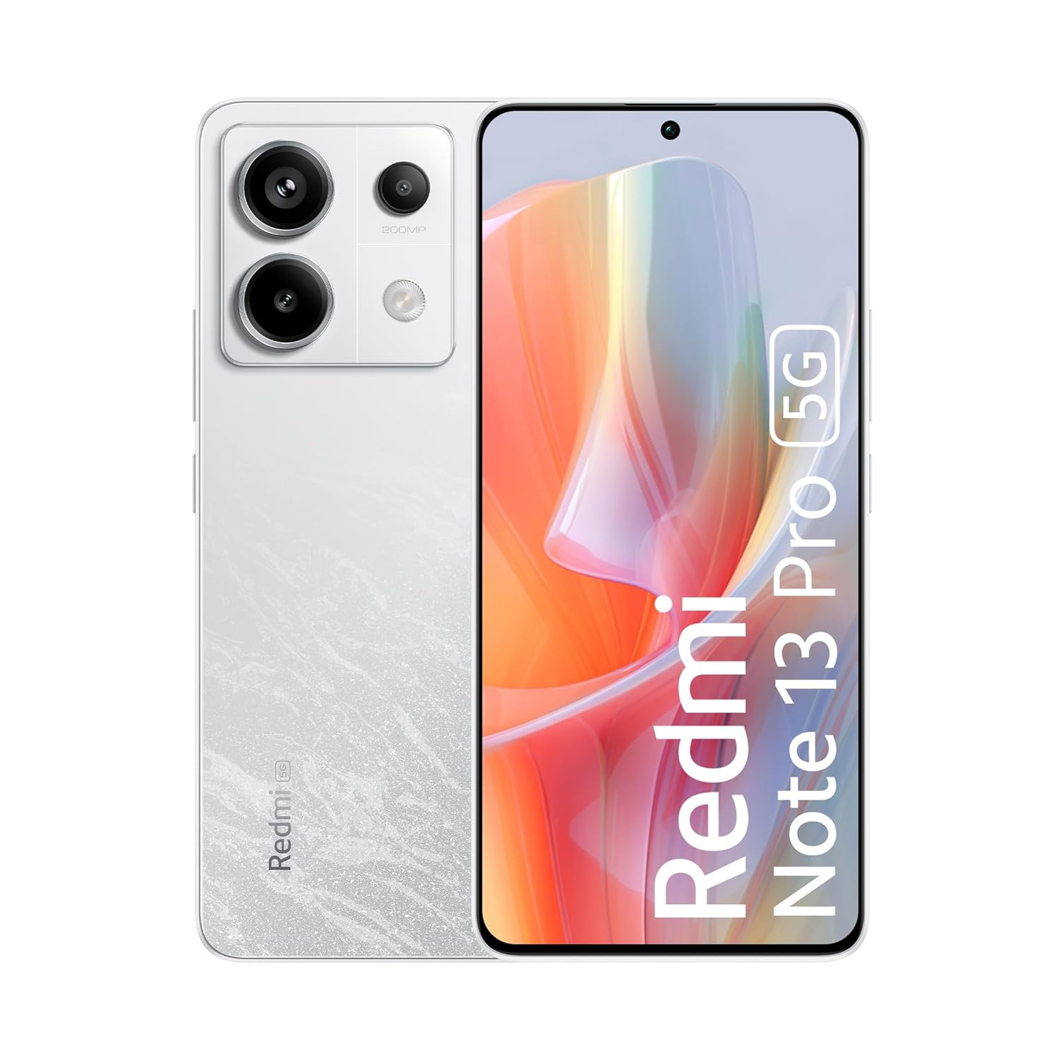 Redmi Note 13 Pro Arctic White 8GB RAM 256GB Storage 15K AMOLED 200MP Hi-Res Camera Flagship 4nm SD 7s Gen 2 67W TurboCharge