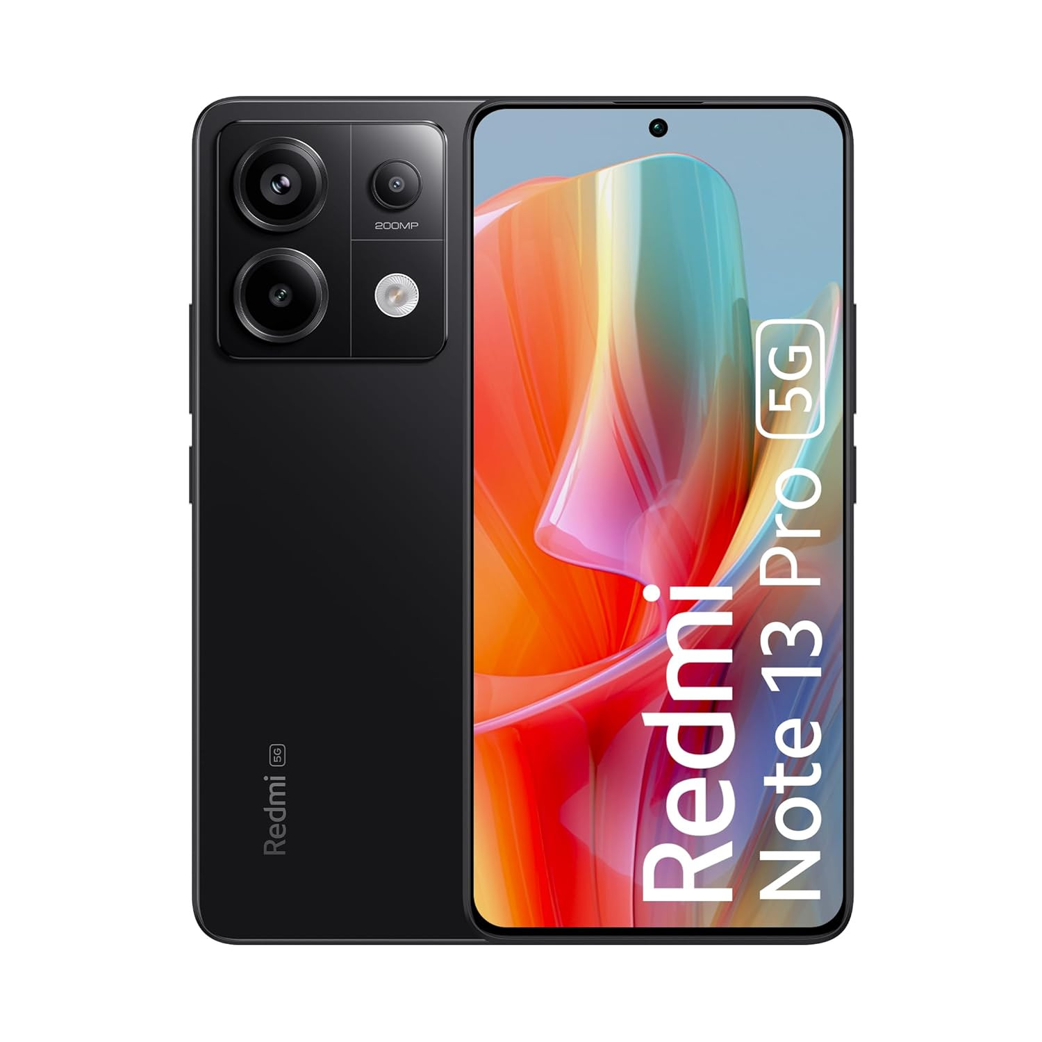 Redmi Note 13 Pro Midnight Black 8GB RAM 256GB Storage 15K AMOLED 200MP Hi-Res Camera Flagship 4nm SD 7s Gen 2 67W TurboCharge