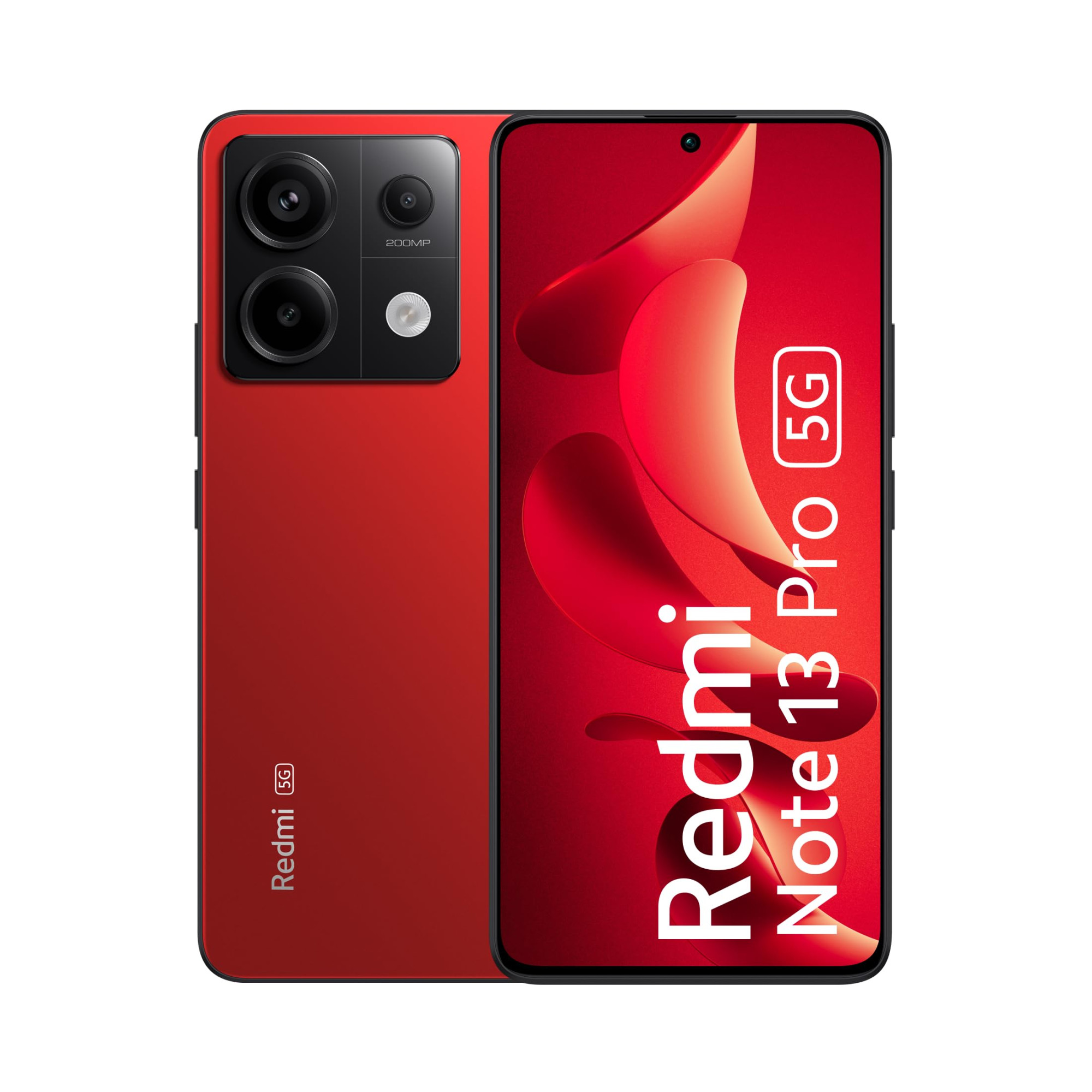Redmi Note 13 Pro Scarlet Red 8GB RAM 128GB Storage 15K AMOLED 200MP Hi-Res Camera Flagship 4nm SD 7s Gen 2 67W TurboCharge