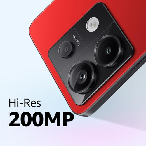 Redmi Note 13 Pro Scarlet Red 8GB RAM 128GB Storage 15K AMOLED 200MP Hi-Res Camera Flagship 4nm SD 7s Gen 2 67W TurboCharge