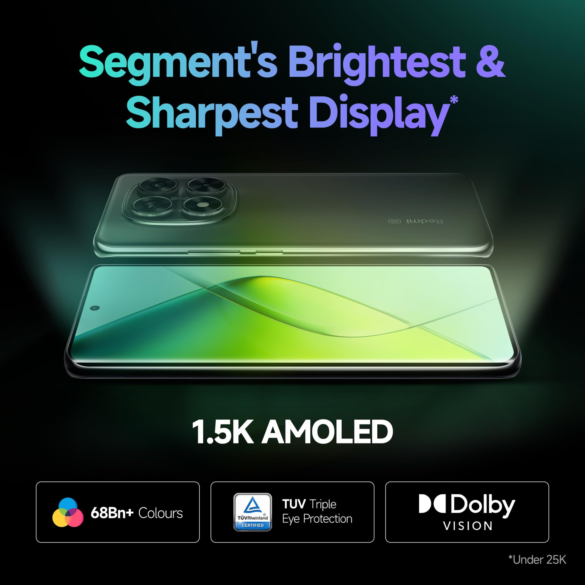 Redmi Note 14 Pro 5G Titan Black 8GB RAM 256GB Storage50 MP Sony Camera SetupCorning Gorilla Glass Victus 2  15K 3D Curved AMOLED  Mediatek Dimensity 7300- Ultra