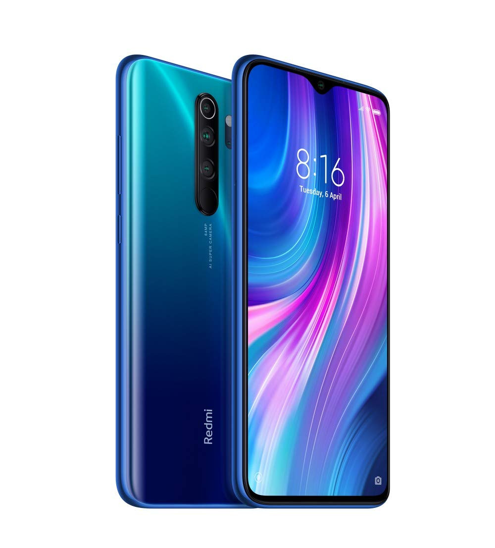 Redmi Note 8 Pro Electric Blue 6GB RAM 128GB Storage with Helio G90T Processor