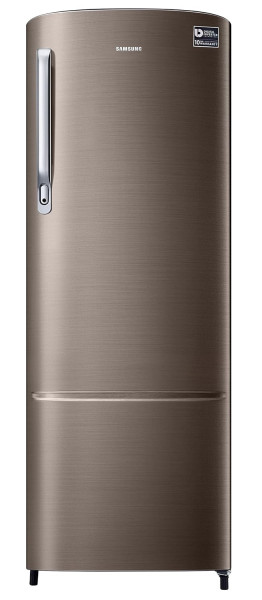 Image of Samsung 246L 3 Star Inverter Direct-Cool Single Door Refrigerator Appliance (RR26C3733DX/HL,Luxe Brown) 2023 Model