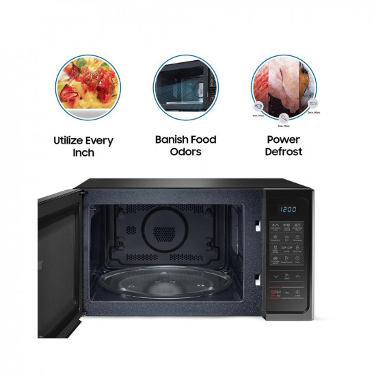 Samsung 28L Convection Microwave Oven with Curd MakingMC28A5013AKTL Black 10 Yr warranty