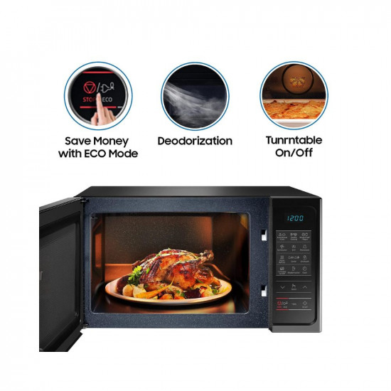 Samsung 28L Convection Microwave Oven with Curd MakingMC28A5013AKTL Black 10 Yr warranty
