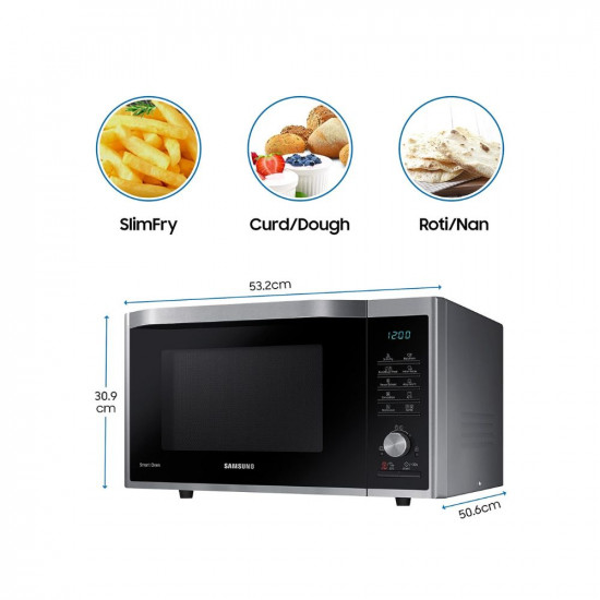 Samsung 32L Slim Fry Convection Microwave Oven with Tandoor and Curd makingMC32A7035CTTL