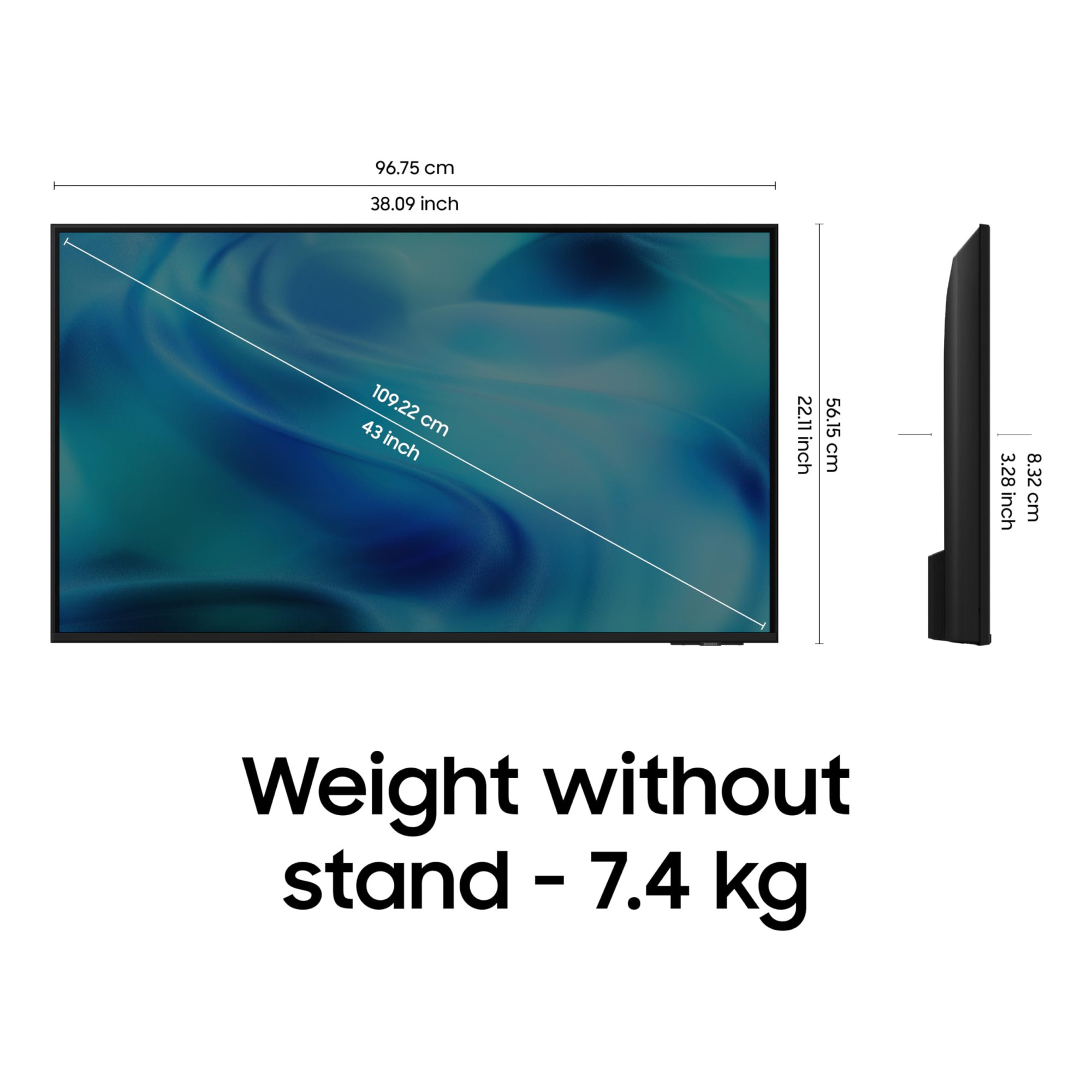 Samsung 43 inches Crystal UHD 4K Samsung Vision AI Smart TV UA43UE86AHULXL
