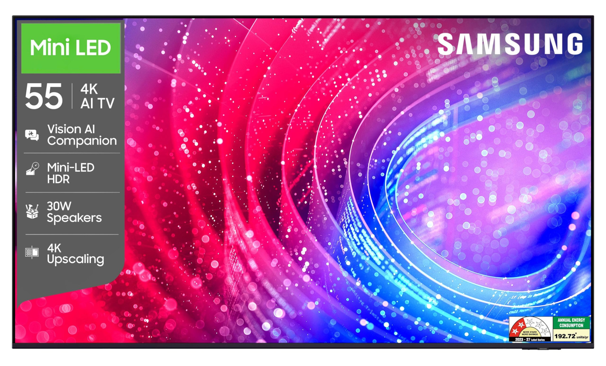 Samsung 55 inches Mini LED 4K Samsung Vision AI Smart TV UA55M2EHAULXL