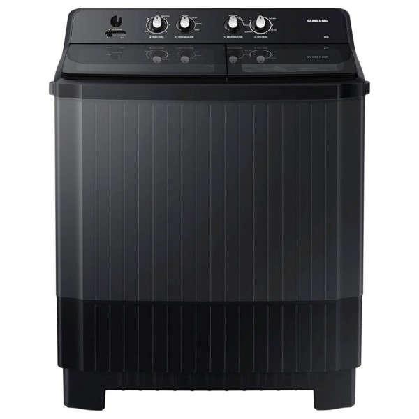 Image of Samsung 8 5 Star Semi-Automatic Top Load Washing Machine Appliance (WT80B3560GB/TL,DARK GRAY)