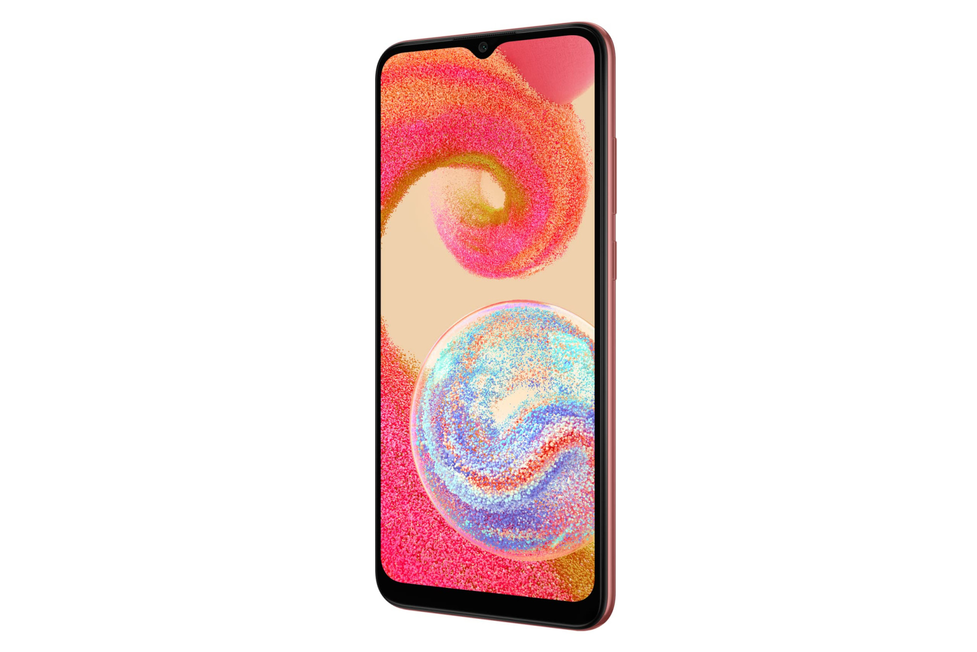 Samsung Galaxy A04e Copper 4GB 128GB Storage 13 MP Rear Camera Face Unlock Upto 8GB RAM with RAM Plus MediaTek Helio P35 5000 mAh Battery