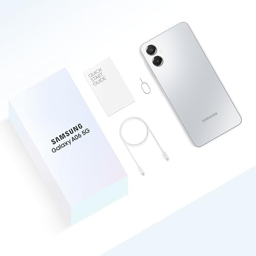 Samsung Galaxy A06 5G Gray 4GB RAM 64GB Storage True 5G with 12 5G Bands 50MP Dual Camera 4 Gen Updates IP54 Voice Focus
