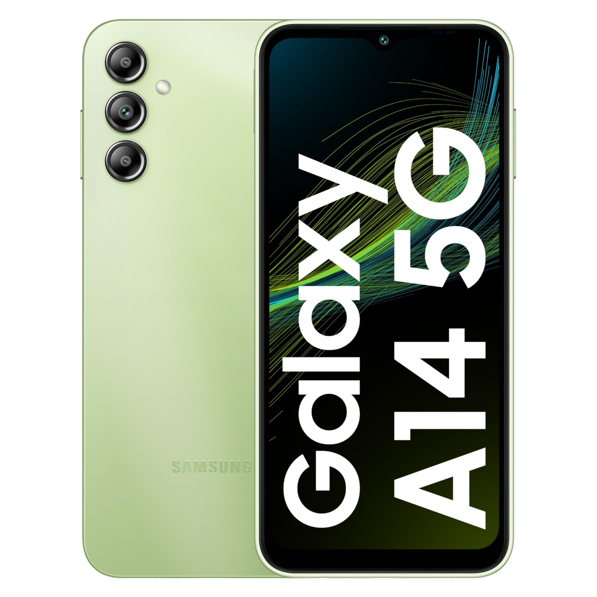 Samsung Galaxy A14 5G Light Green 4GB 64GB Storage  Triple Rear Camera 50 MP Main  Upto 8 GB RAM with RAM Plus  Without Charger