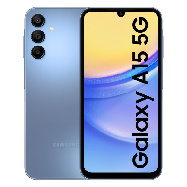 Image of Samsung Galaxy A15 5G (Blue, 8GB, 128GB Storage) | 50 MP Main Camera | Android 14 with One UI 6.0 | 16GB Expandable RAM | MediaTek Dimensity 6100+ | 5000 mAh Battery