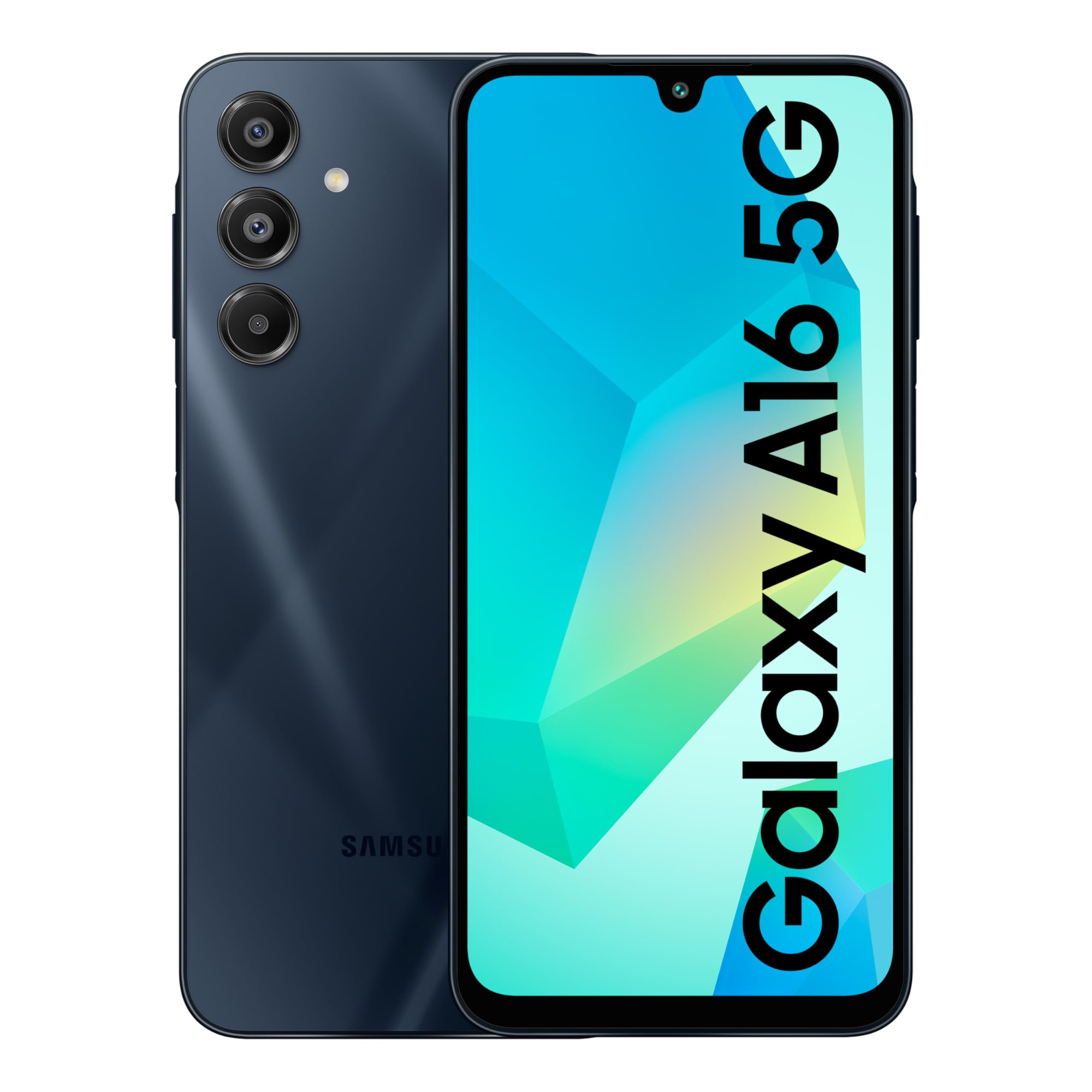 Samsung Galaxy A16 5G Blue Black 6GB RAM 128GB Storage Super AMOLED 50MP Triple Camera with Ultra Wide Lens 6 OS 6 Years Security Updates IP54 Tap Pay 5000mAh